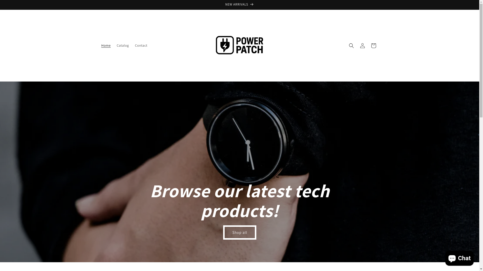 website screenshot of https://powerpatchelectronics.com/