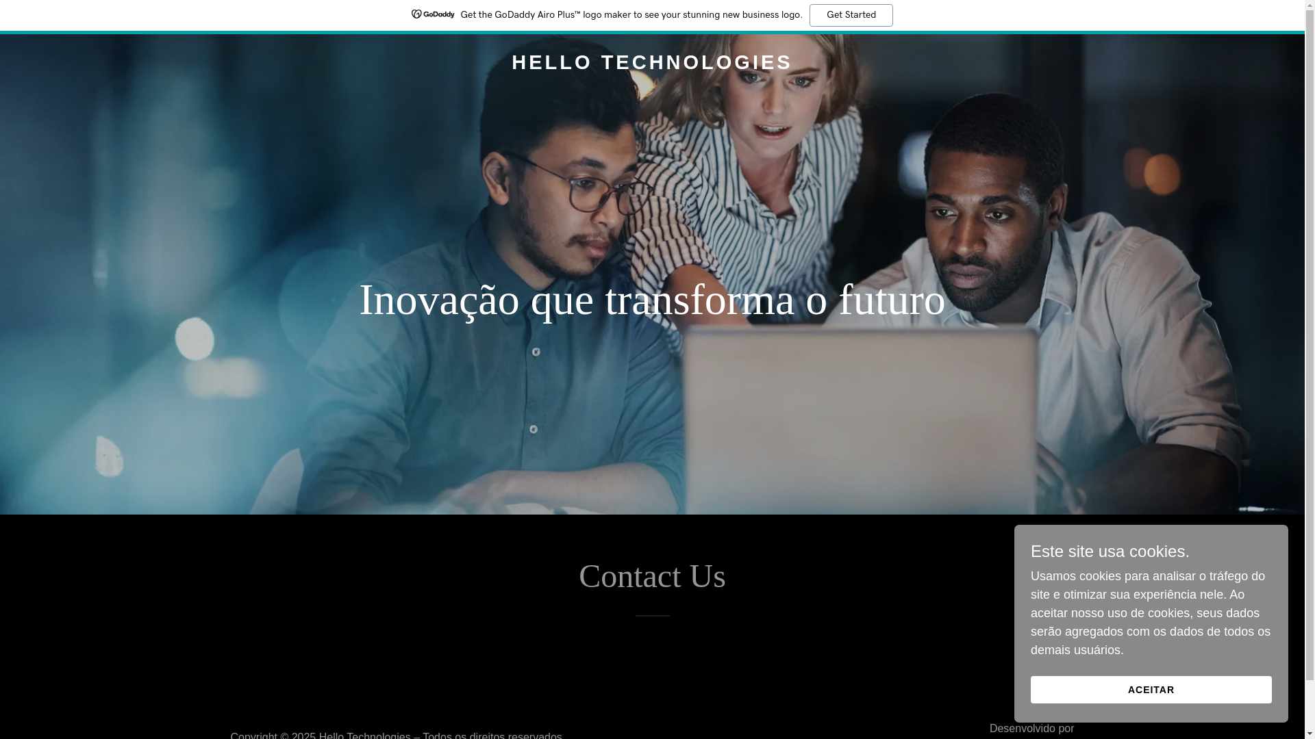 website screenshot of https://hellotechnologies.com.br/