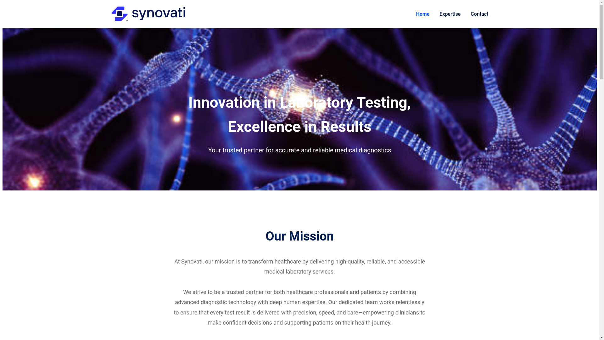 website screenshot of https://synovatiwebsite.pages.dev/
