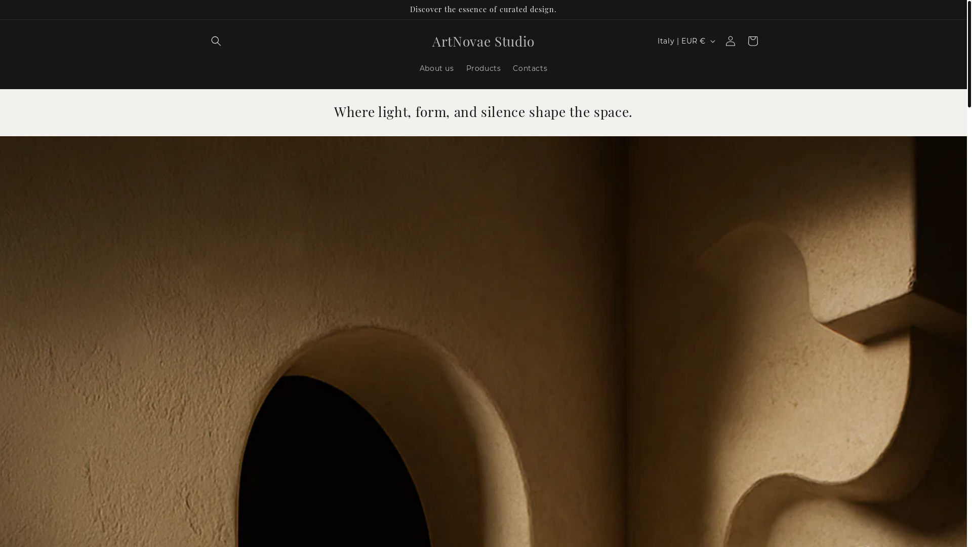 website screenshot of https://artnovaestudio.com/
