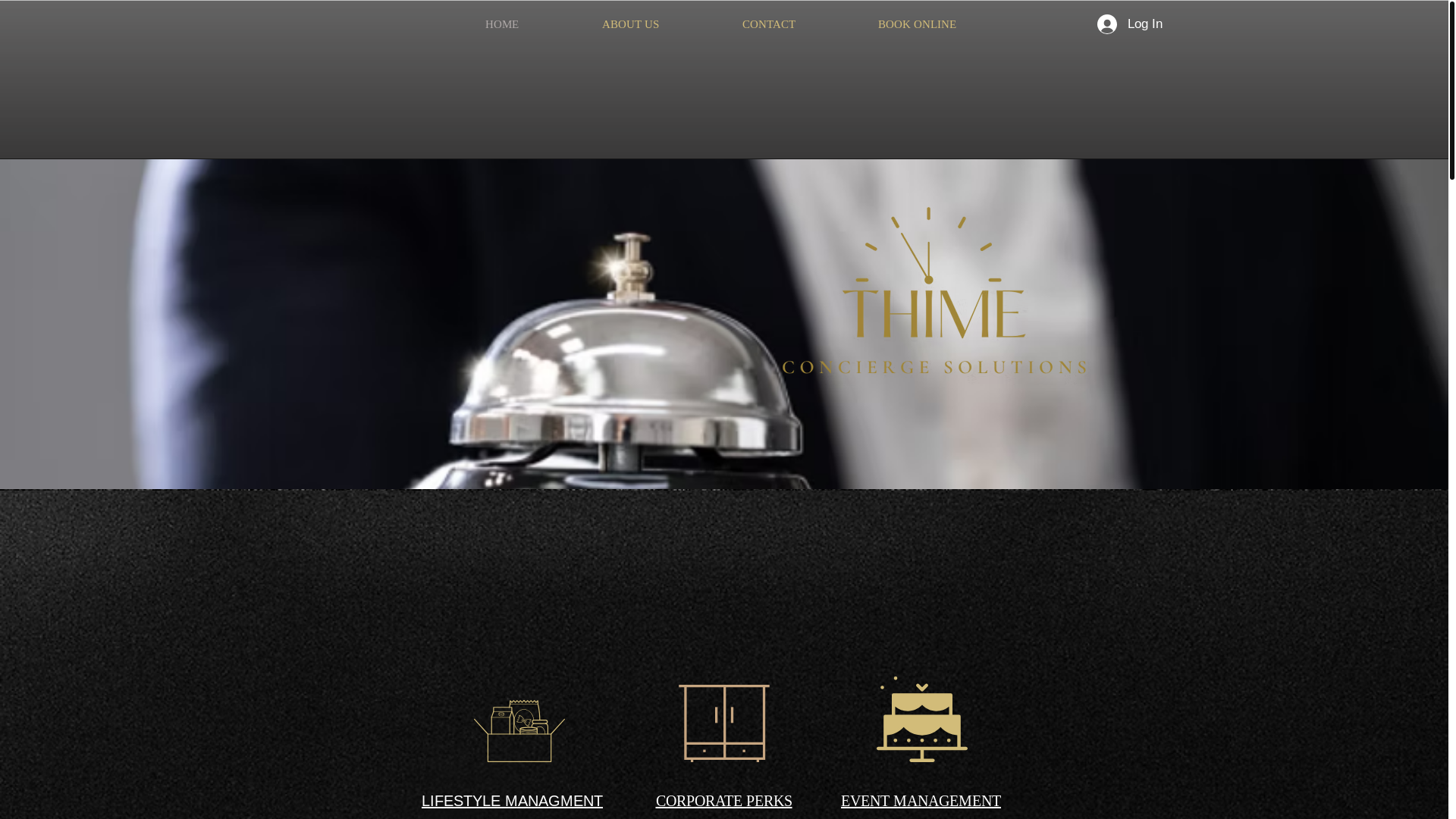 website screenshot of https://thimeevents.com/