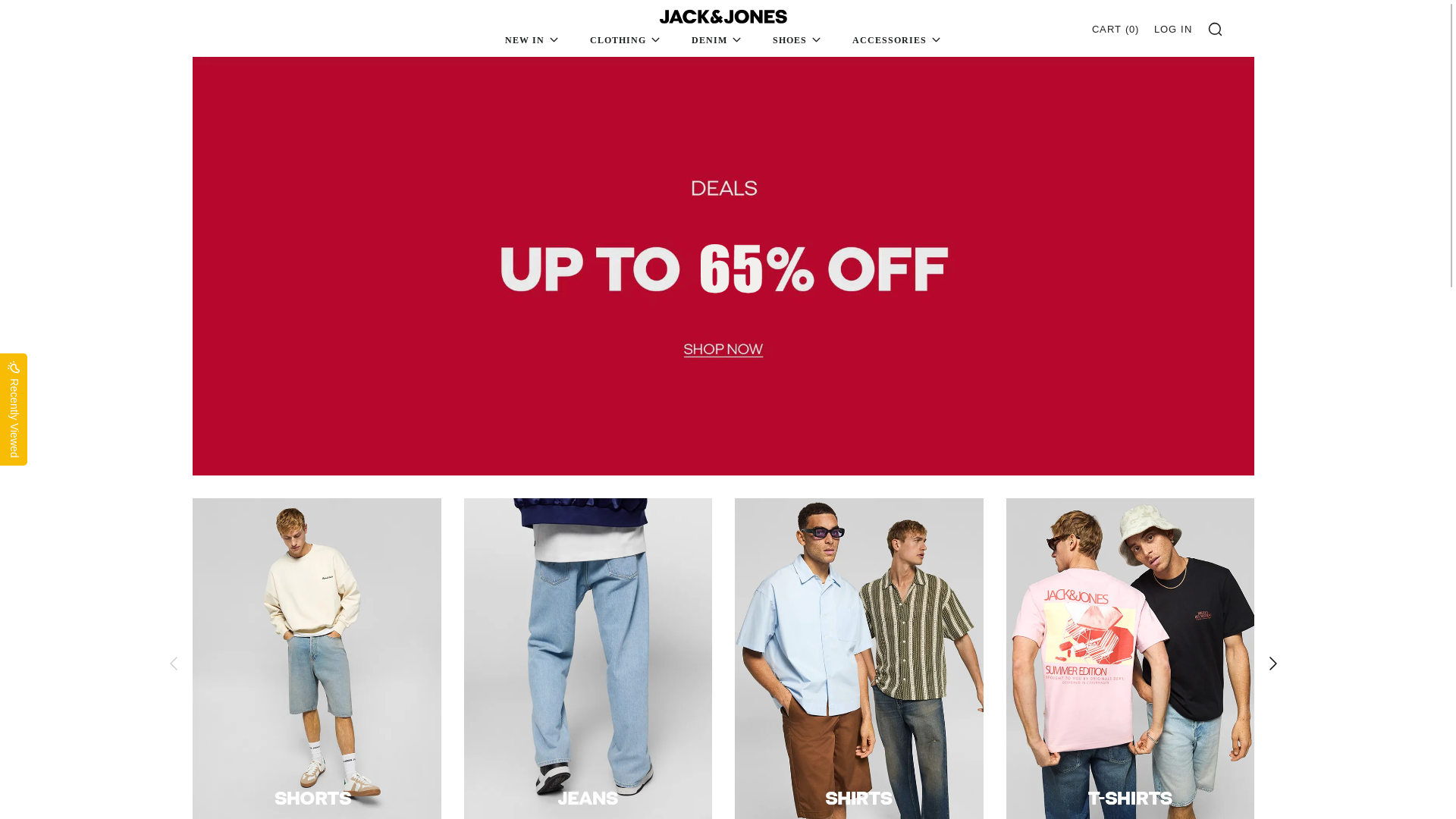 website screenshot of https://jackjonesapp.com/