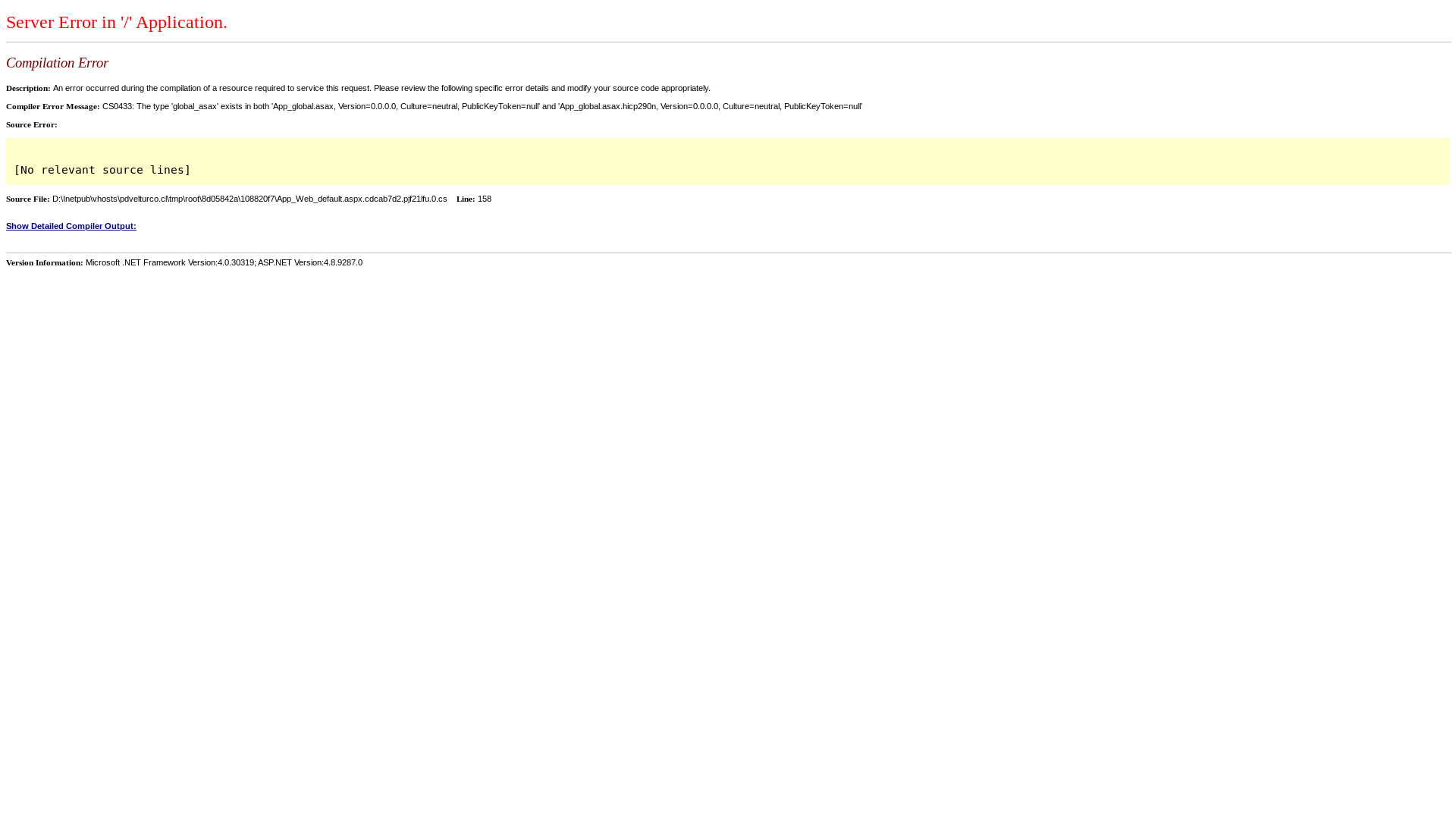 website screenshot of https://pdvelturco.cl/