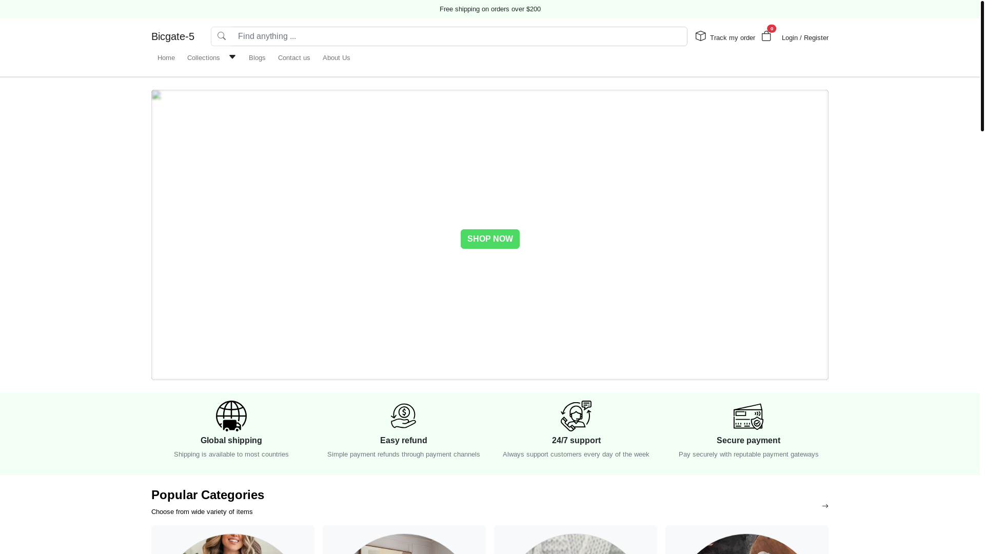 website screenshot of https://volyxa.shop/