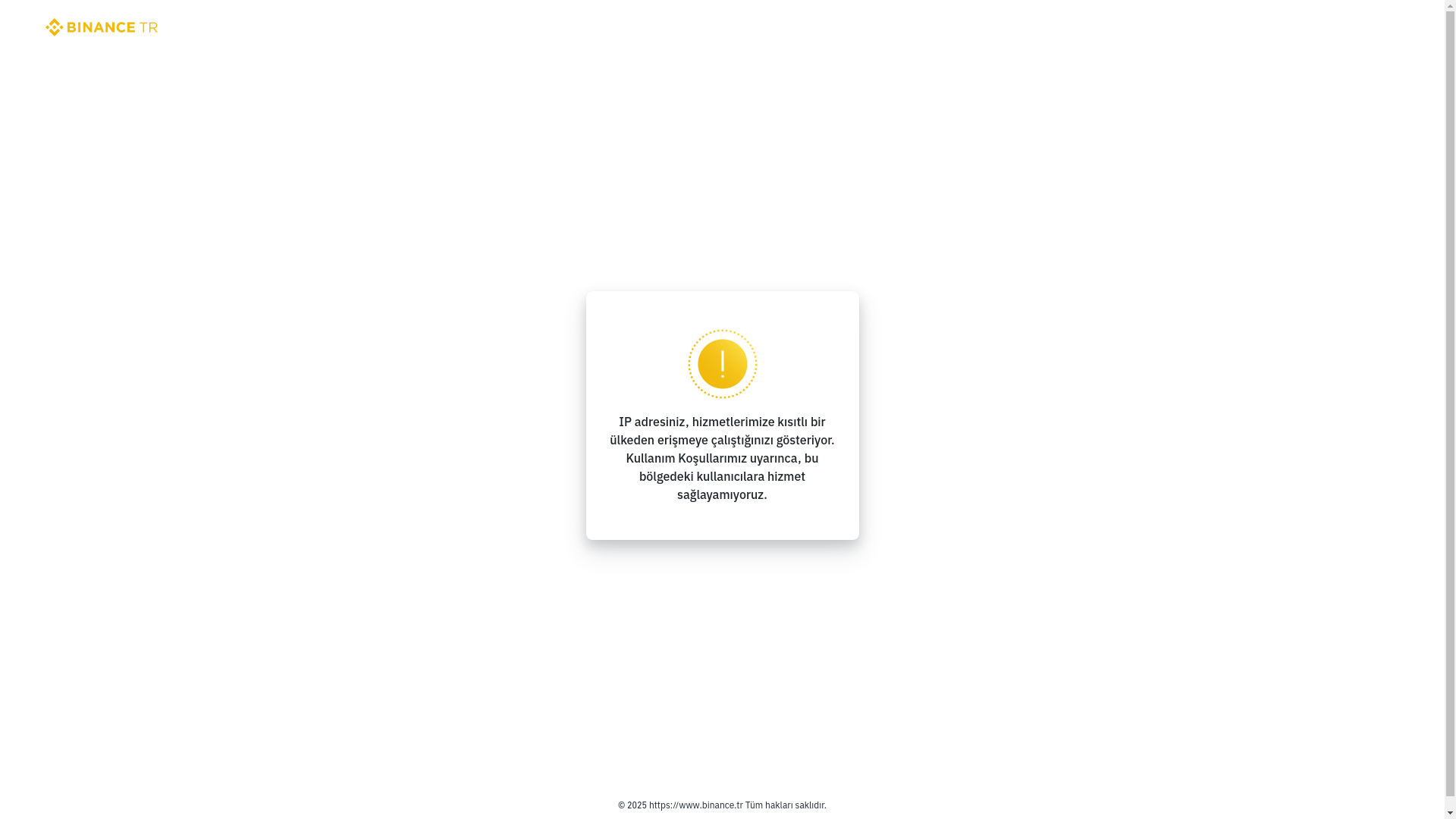 website screenshot of https://www.binance.tr/