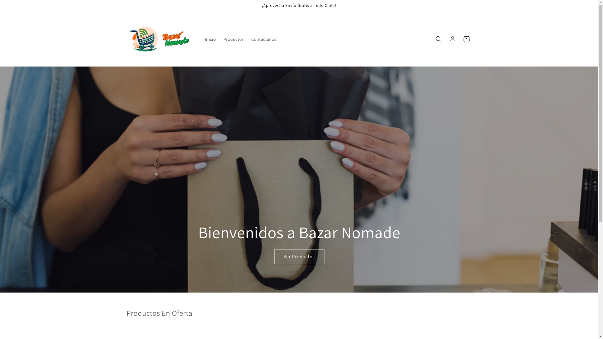 website screenshot of https://bazarnomadetienda.com/