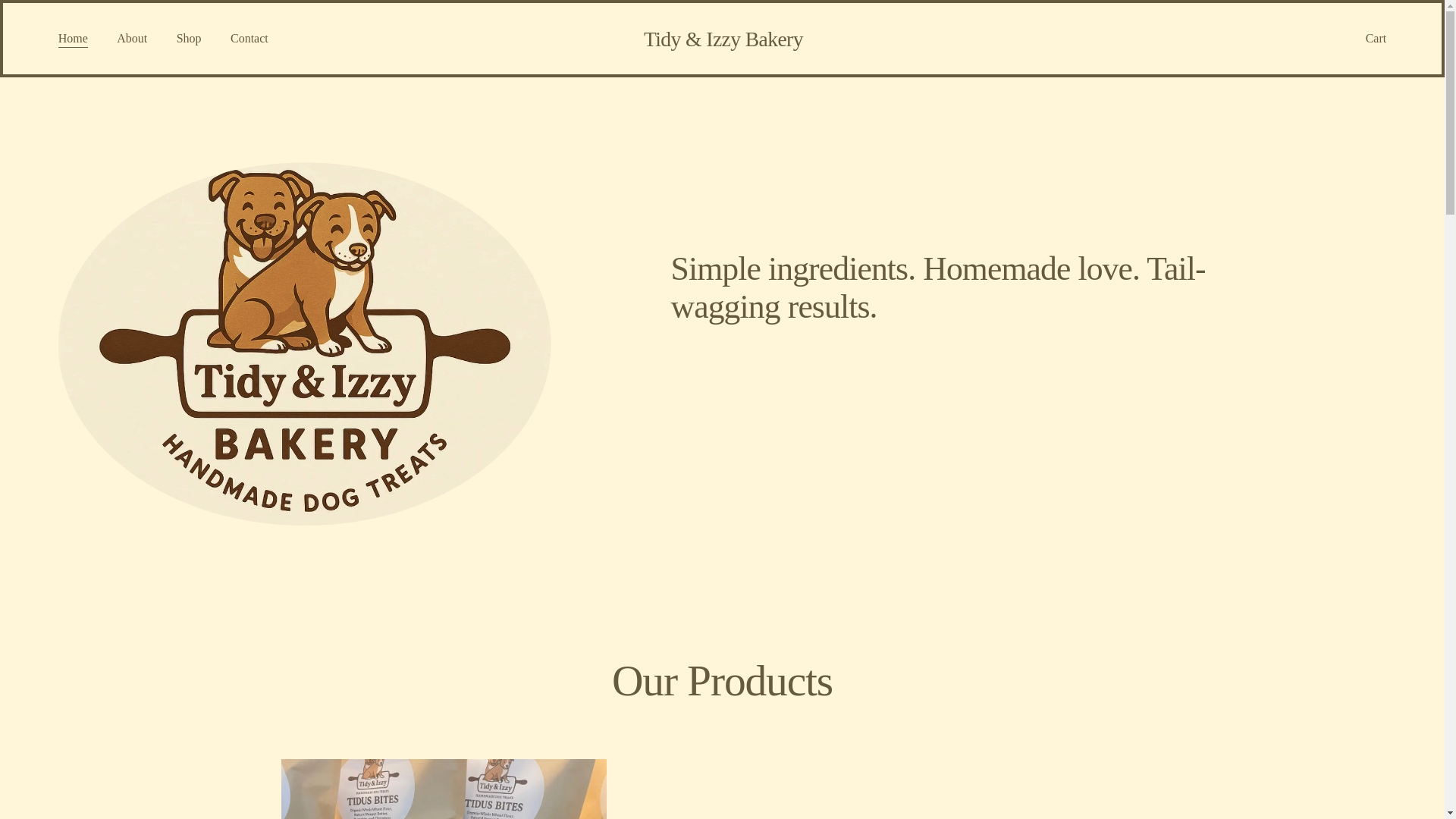 website screenshot of https://tidyandizzy.com/
