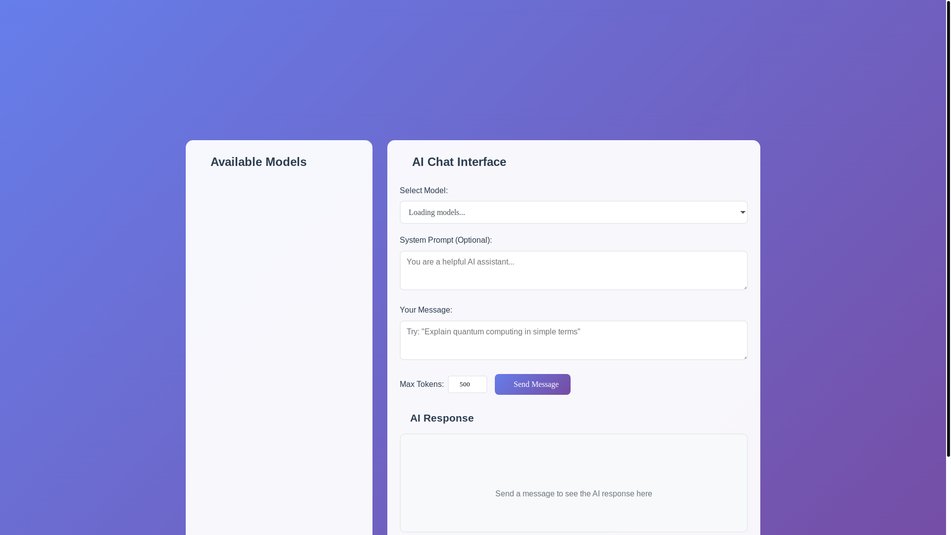 website screenshot of https://google-ai-frontend.pages.dev/