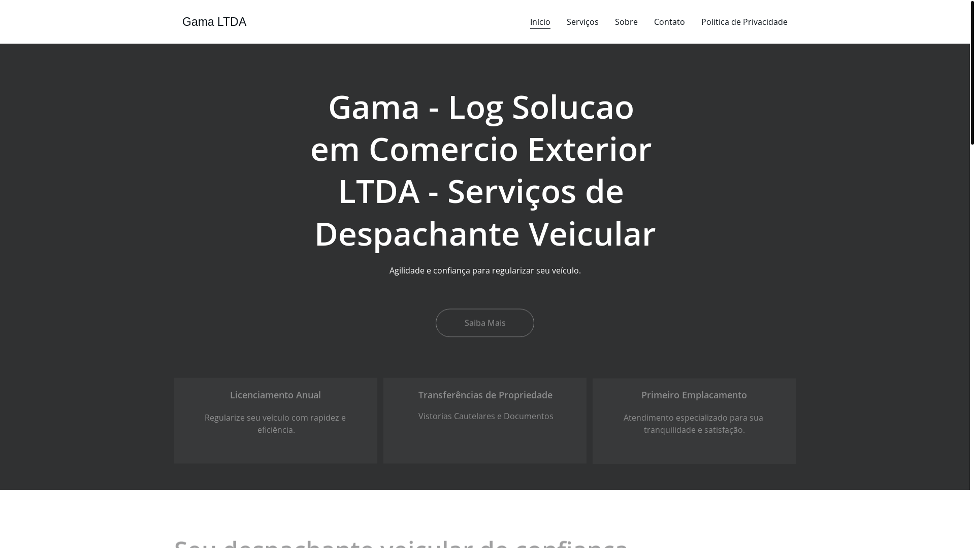 website screenshot of https://soluceriorltda.shop/