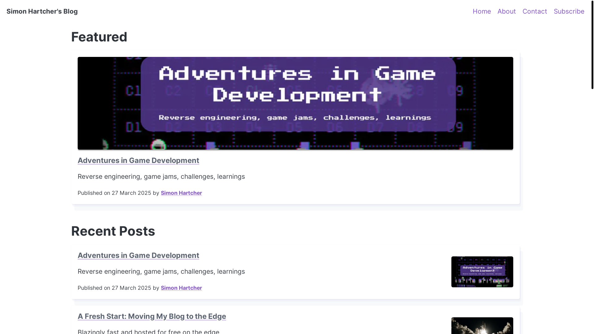 website screenshot of https://simonhartcher-com-1.pages.dev/