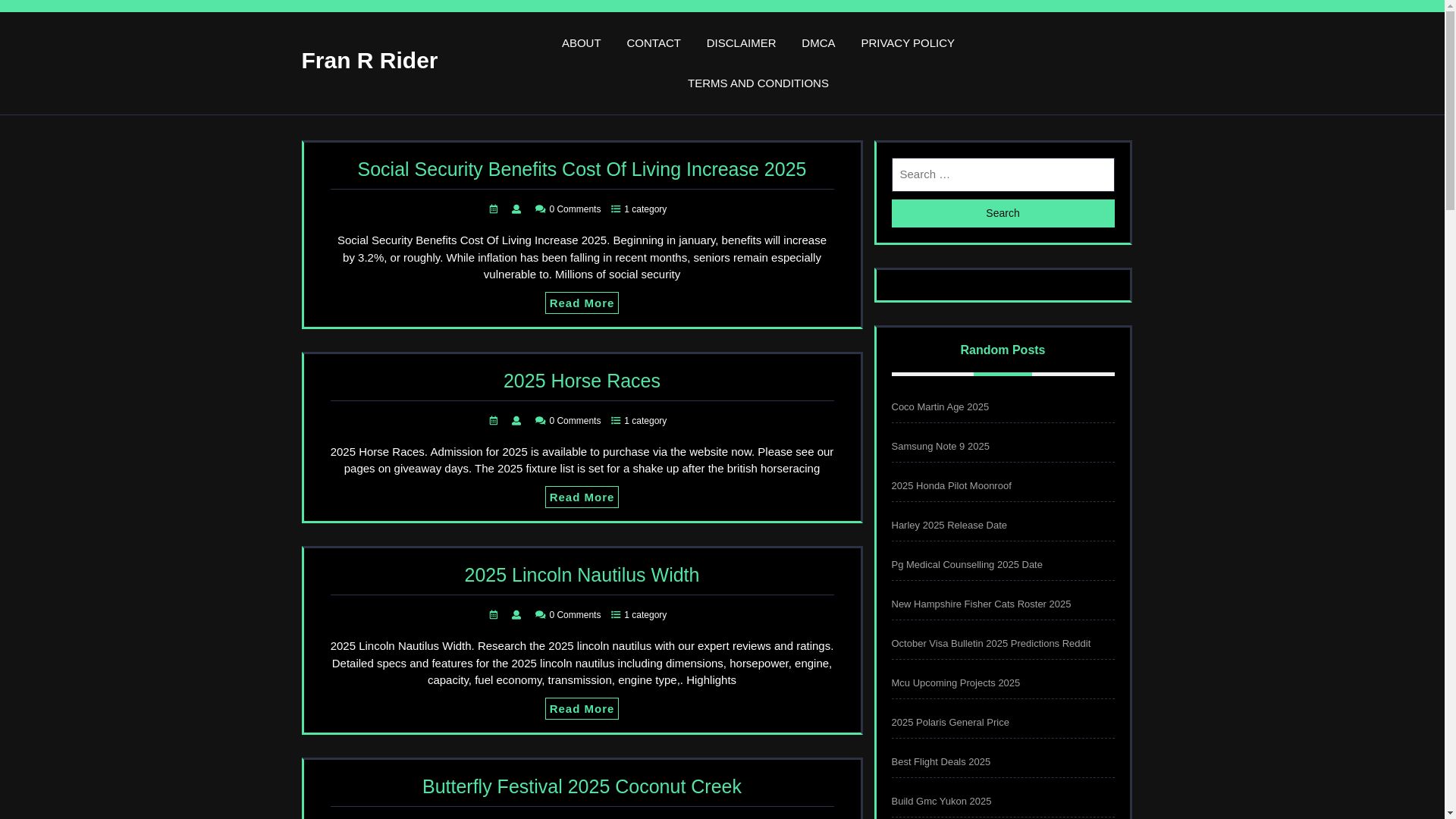 website screenshot of https://franrriders.pages.dev/