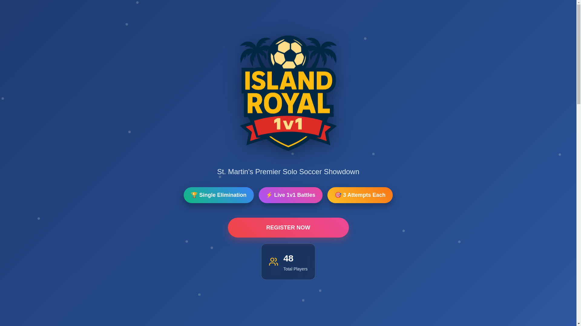 website screenshot of https://1v1islandroyal.net/
