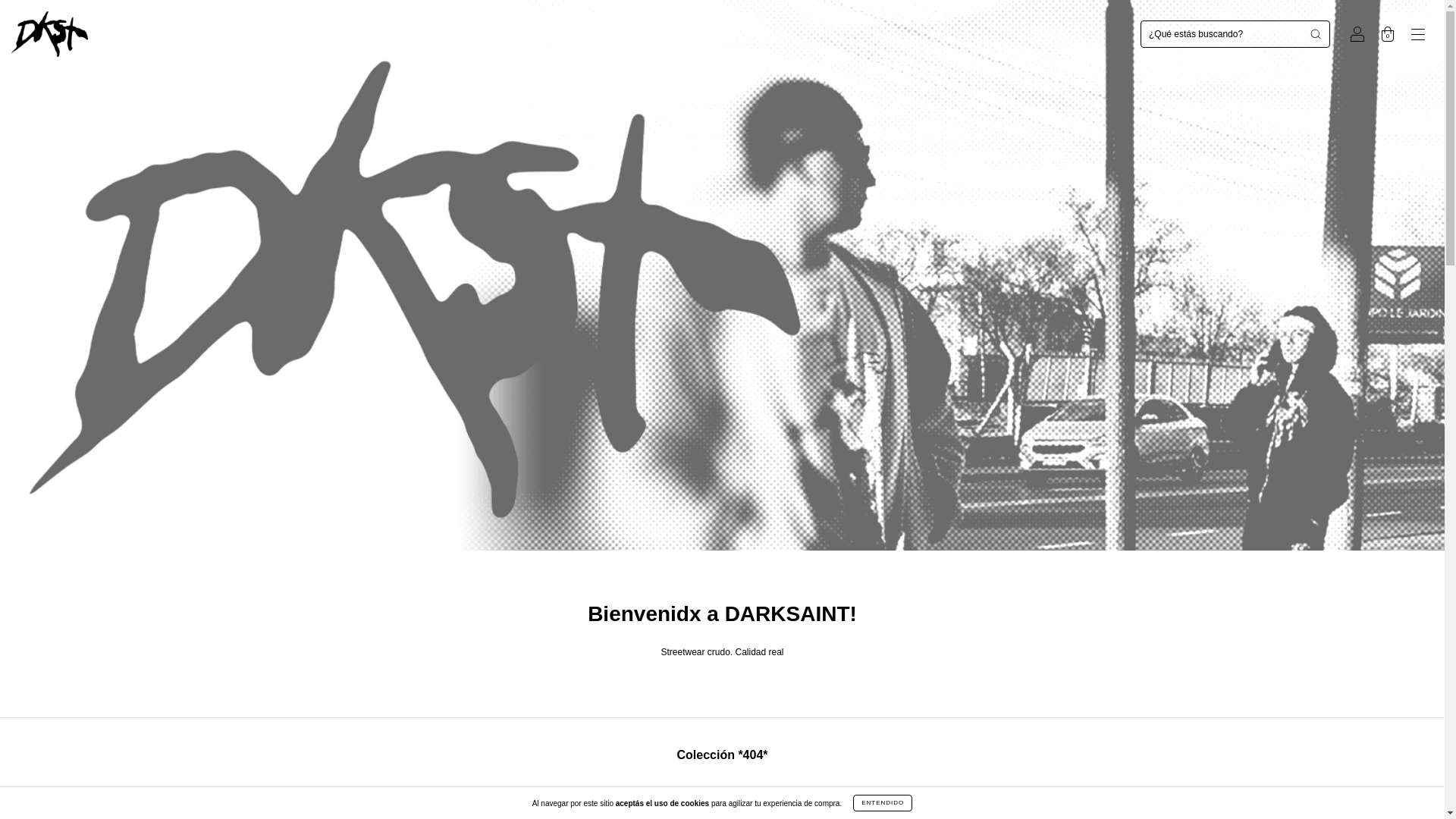 website screenshot of https://darksaint.com.ar/