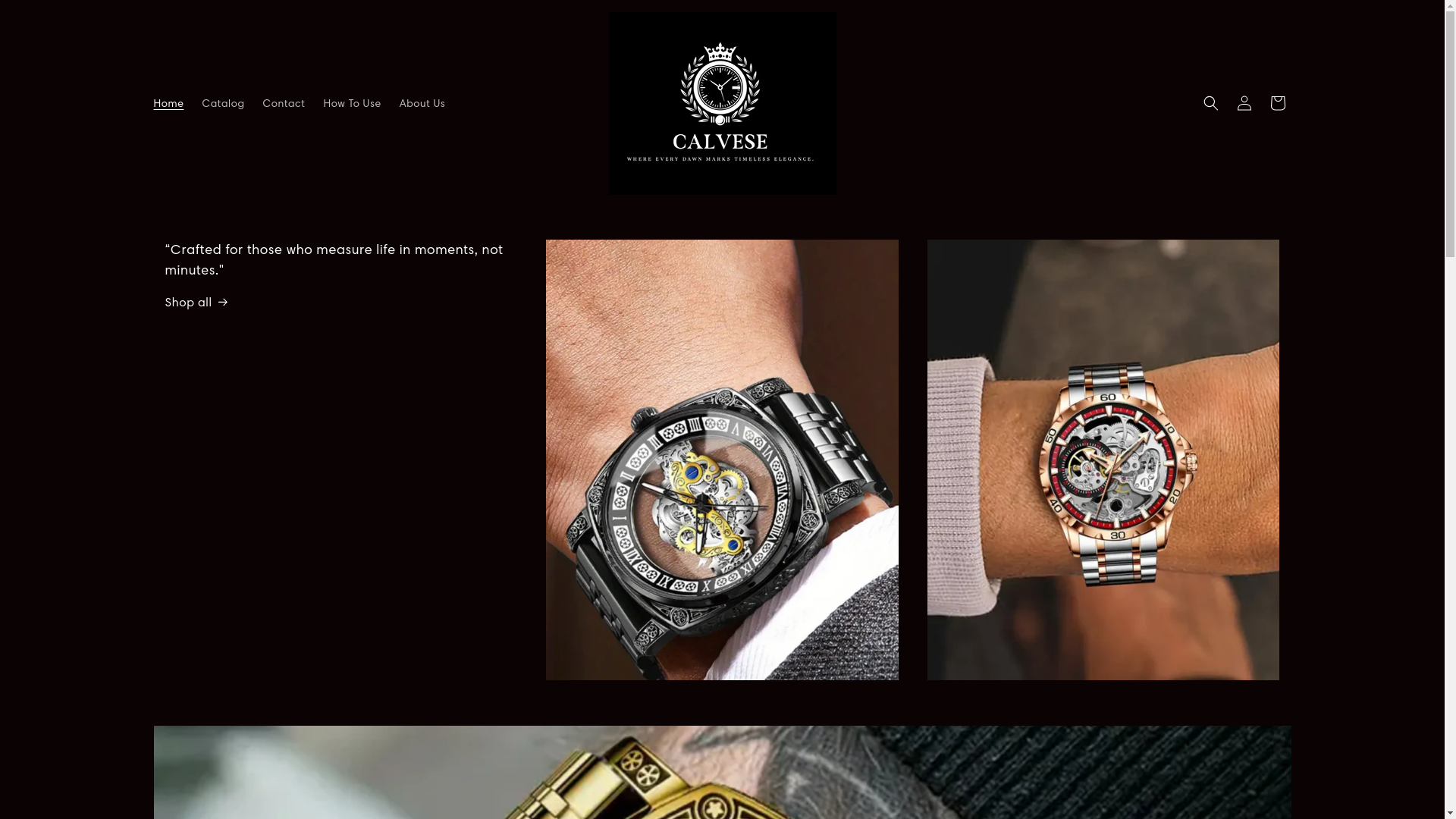 website screenshot of https://calvese.co.uk/