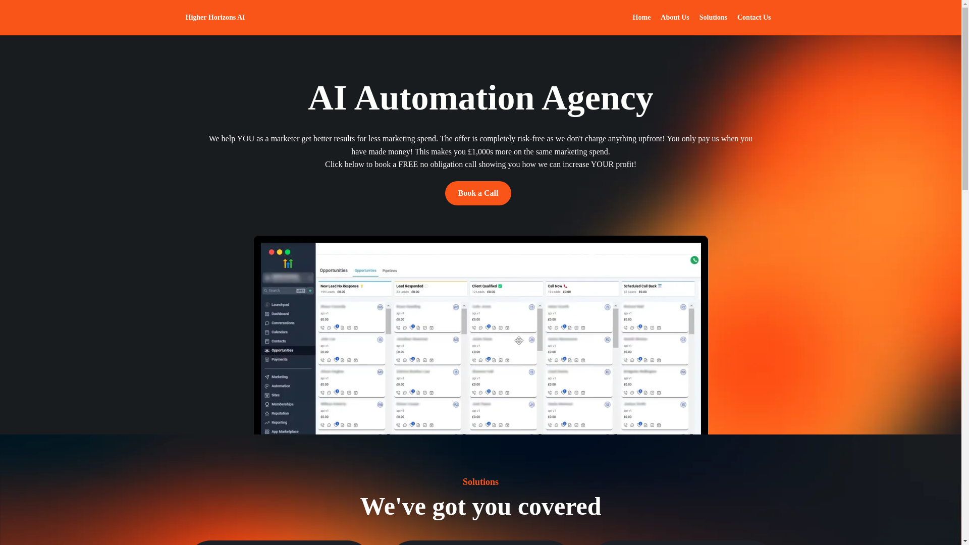 website screenshot of https://newhigherhorizons.com/