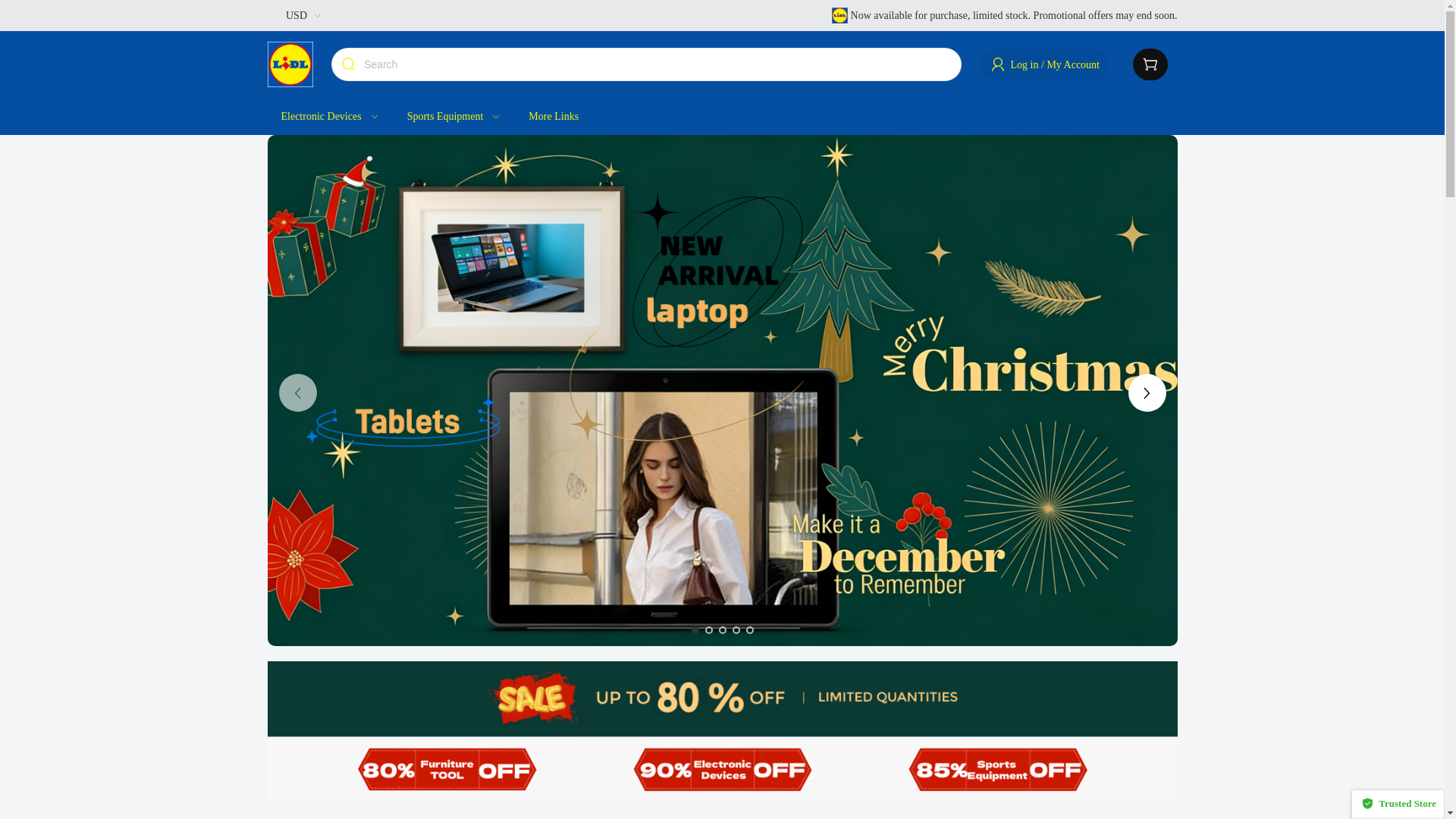 website screenshot of https://www.mylidlplus.shop/