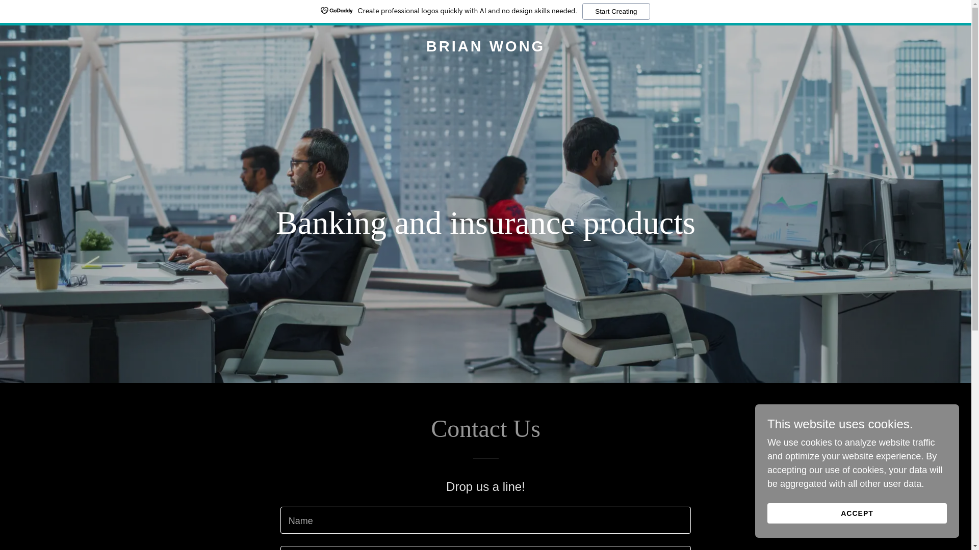 website screenshot of https://brianwong.site/