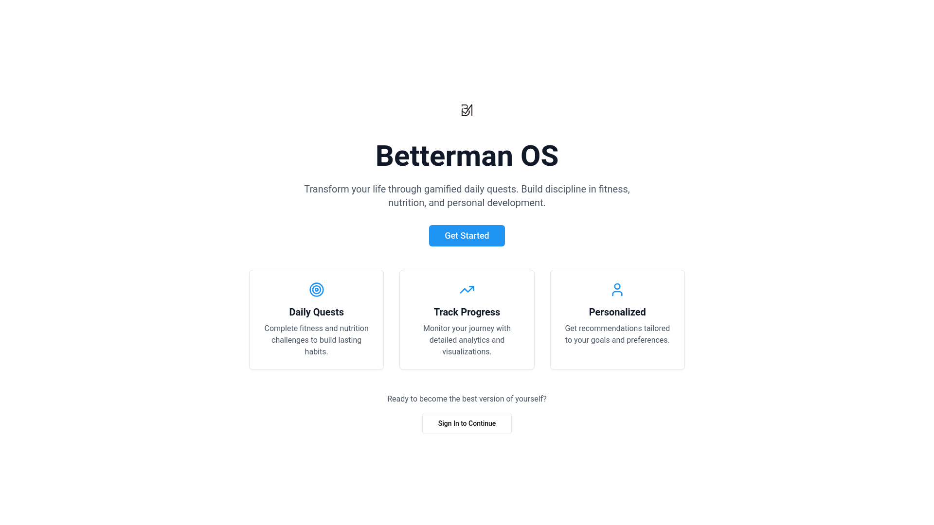 website screenshot of https://bettermanos.com/