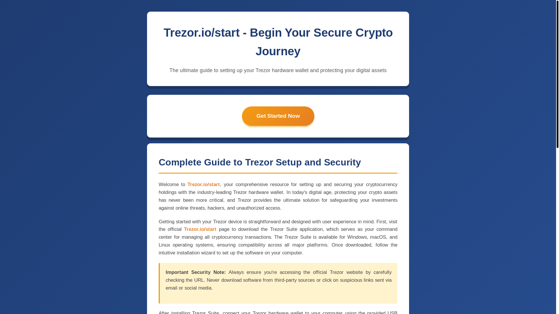 website screenshot of https://assets-trezio-docs.pages.dev/