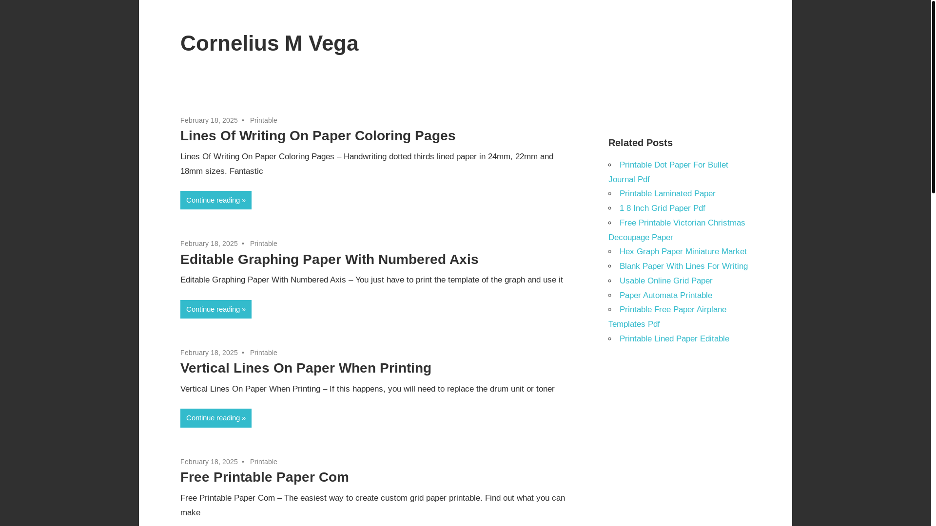 website screenshot of https://corneliusmvegar.pages.dev/