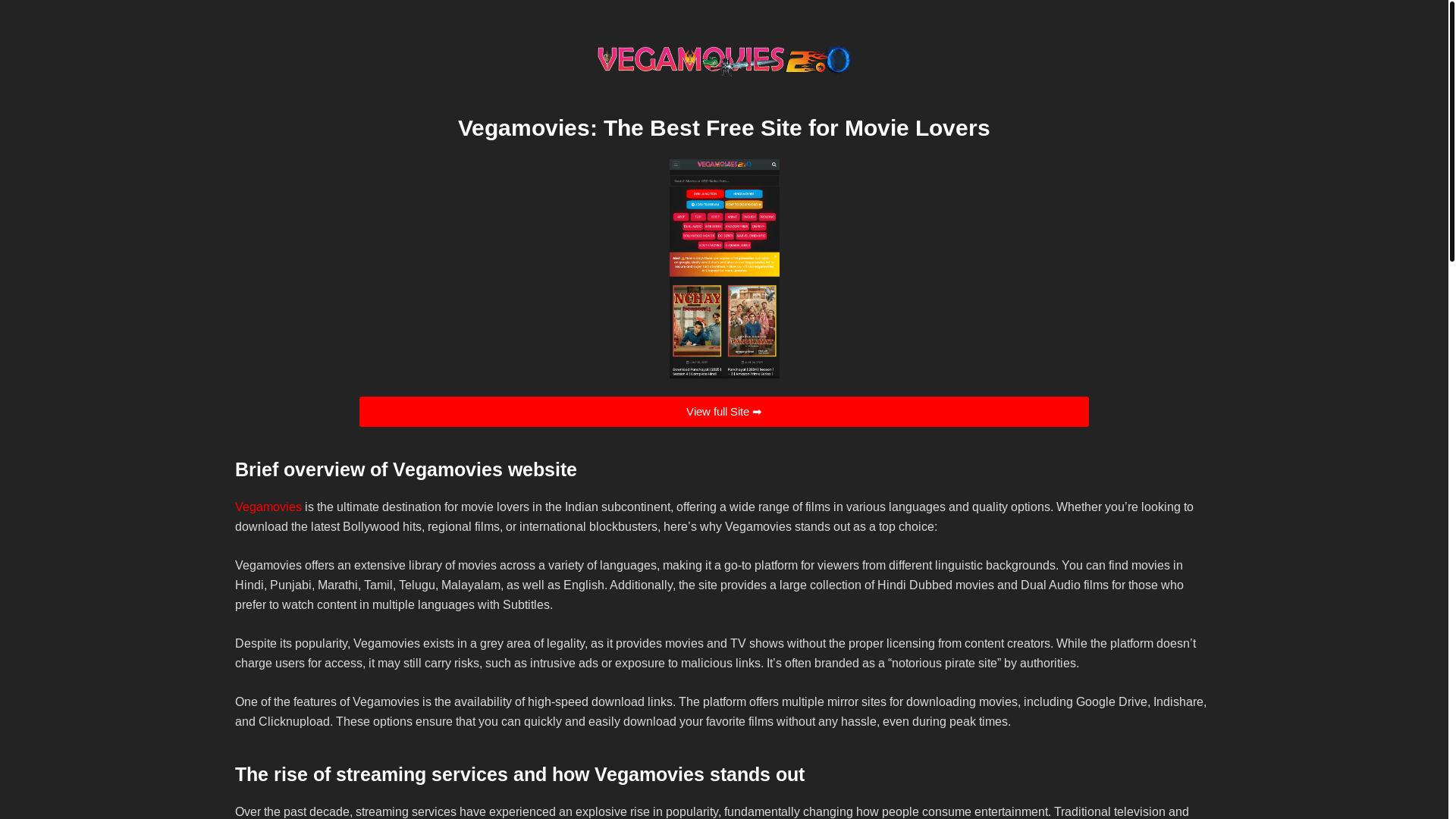 website screenshot of https://vegamoviese.wtf/