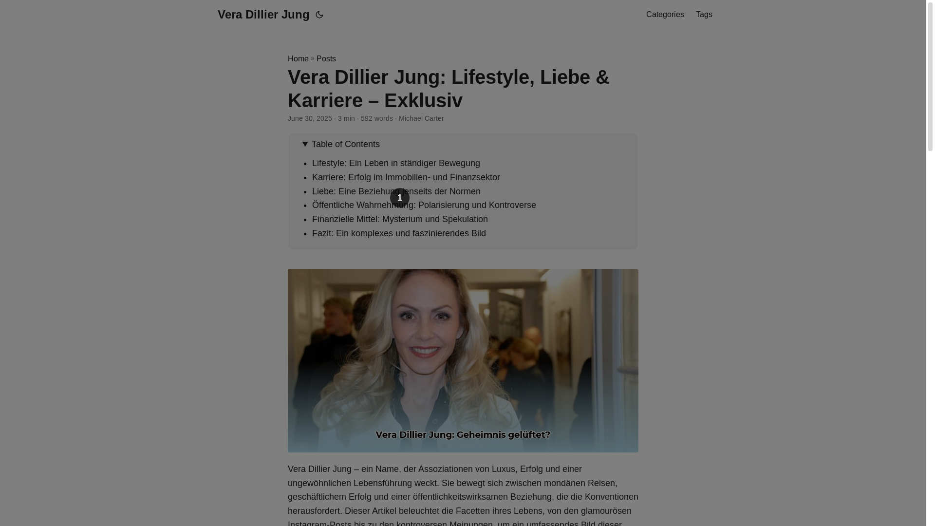 website screenshot of https://vera-dillier-jung.pages.dev/