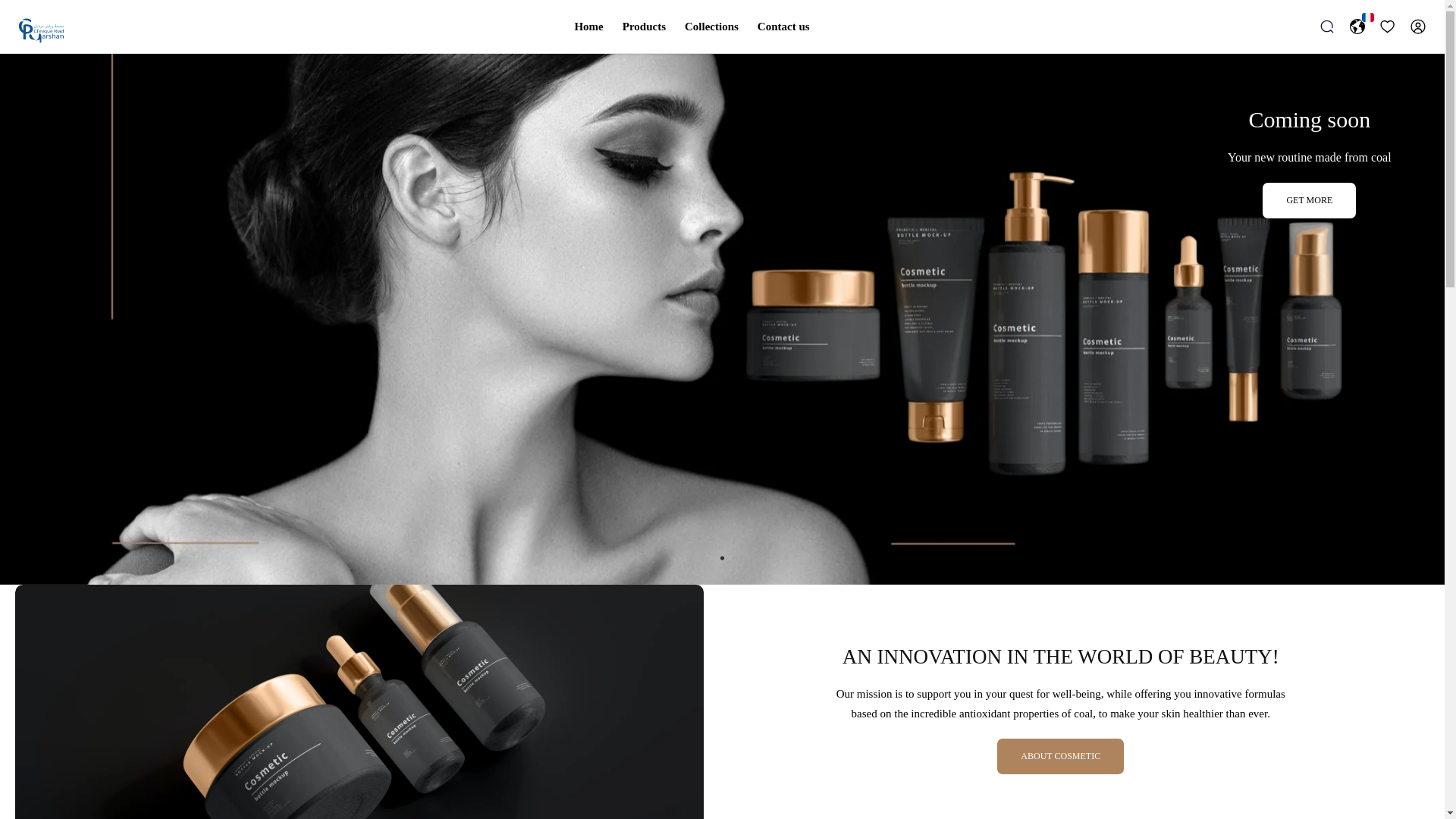 website screenshot of https://cliniqueriadmarshan.ma/