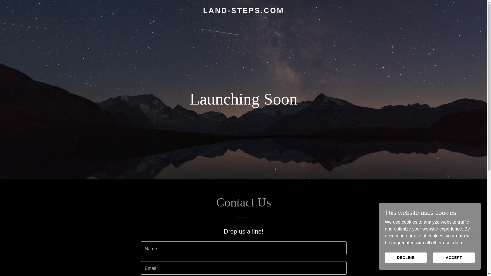 website screenshot of https://land-steps.com/