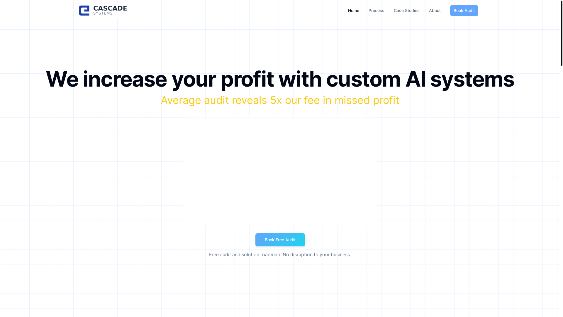 website screenshot of https://instantcascade.com/