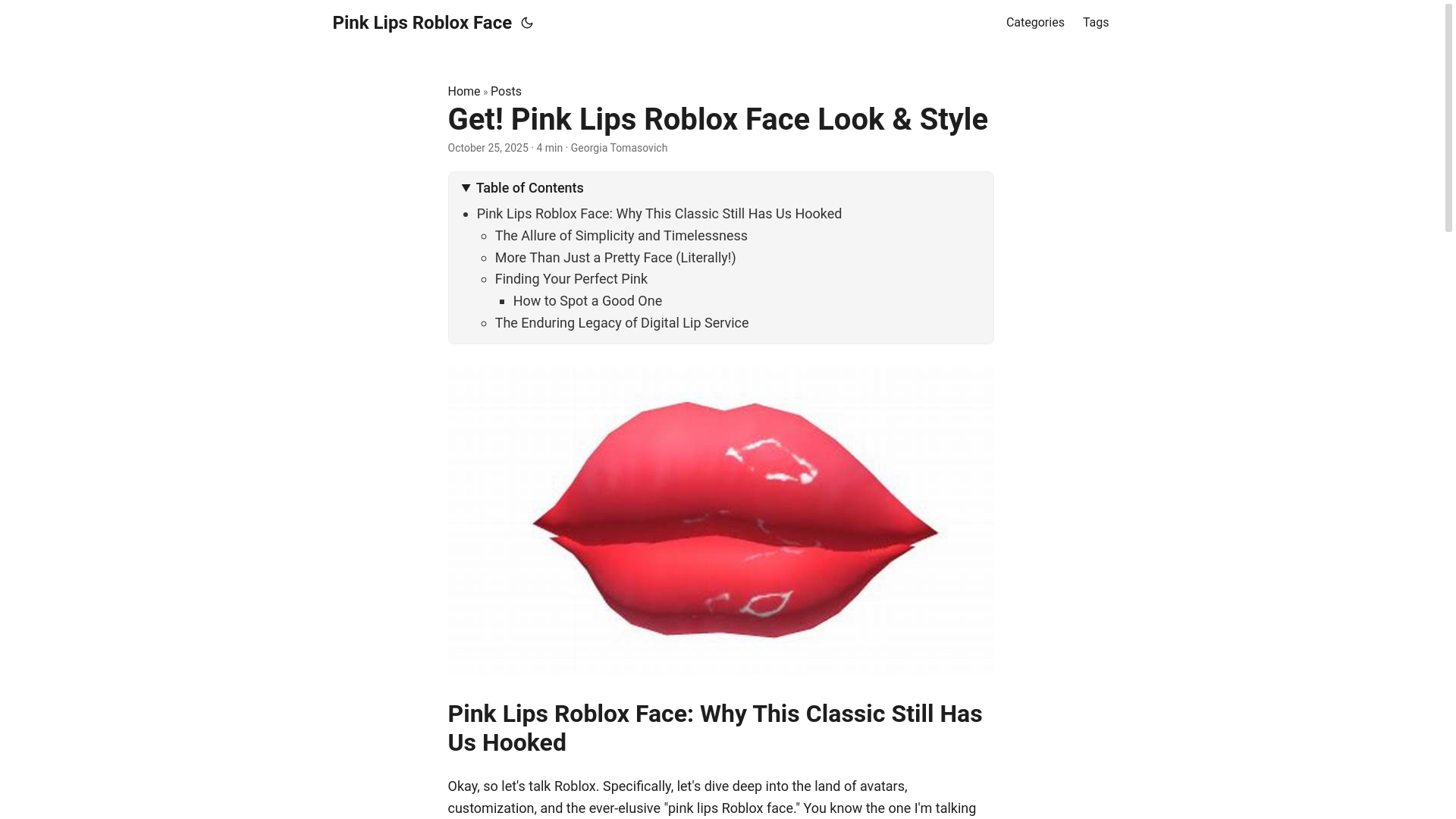 website screenshot of https://pink-lips-roblox-face.pages.dev/