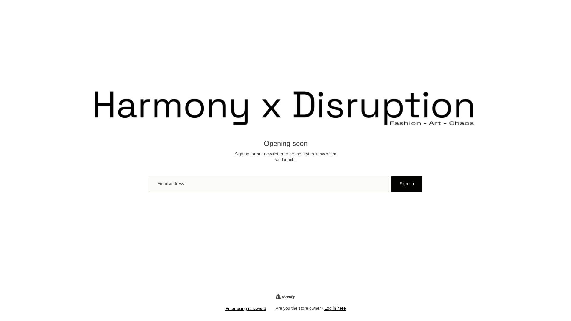 website screenshot of https://harmonyxdisruption.com/