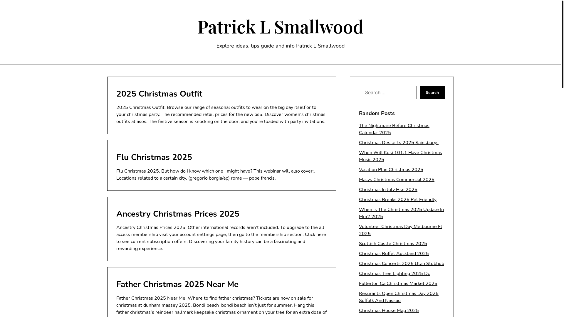 website screenshot of https://patricklsmallwoodp.pages.dev/