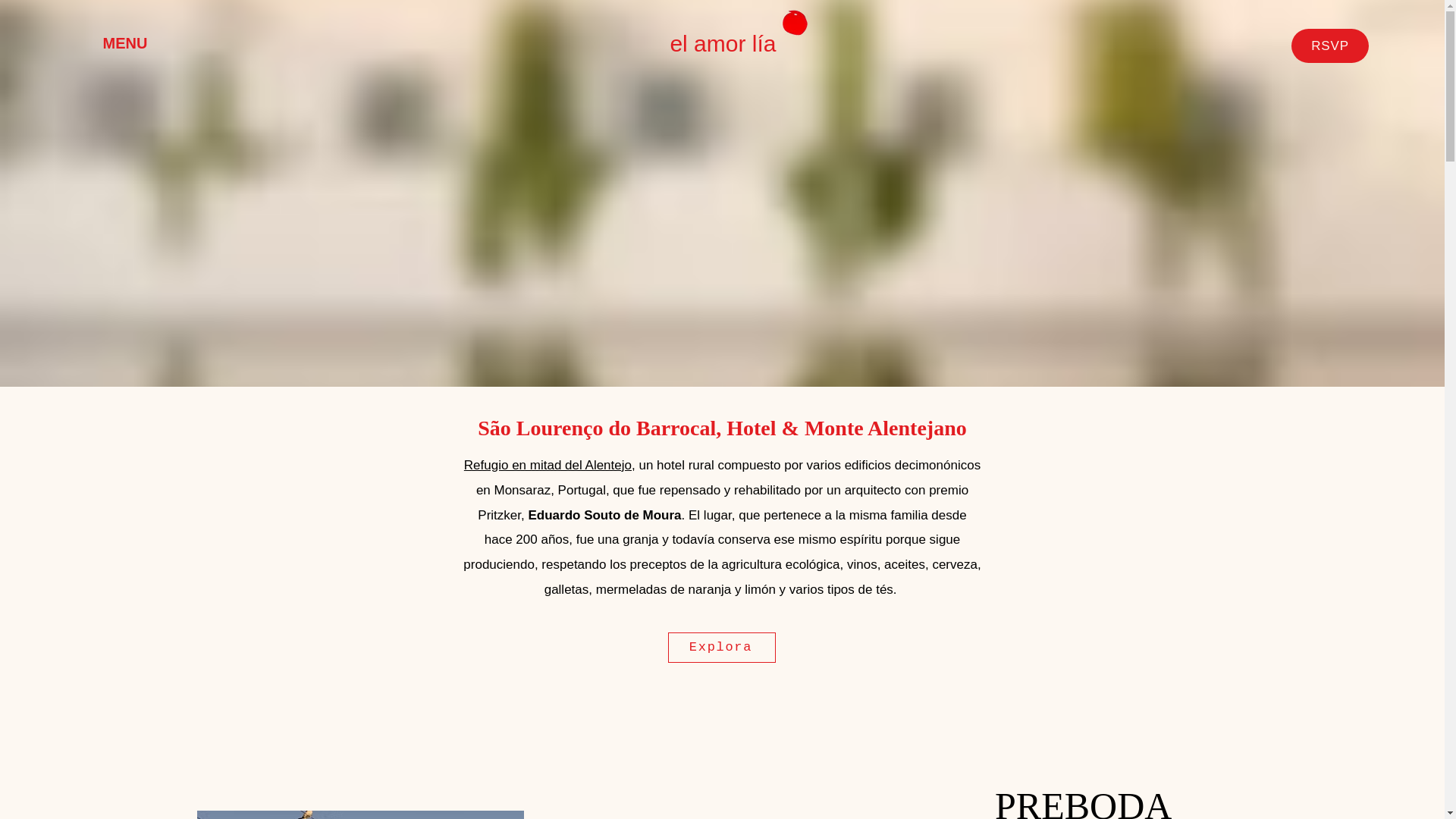 website screenshot of https://elamorlia.com/