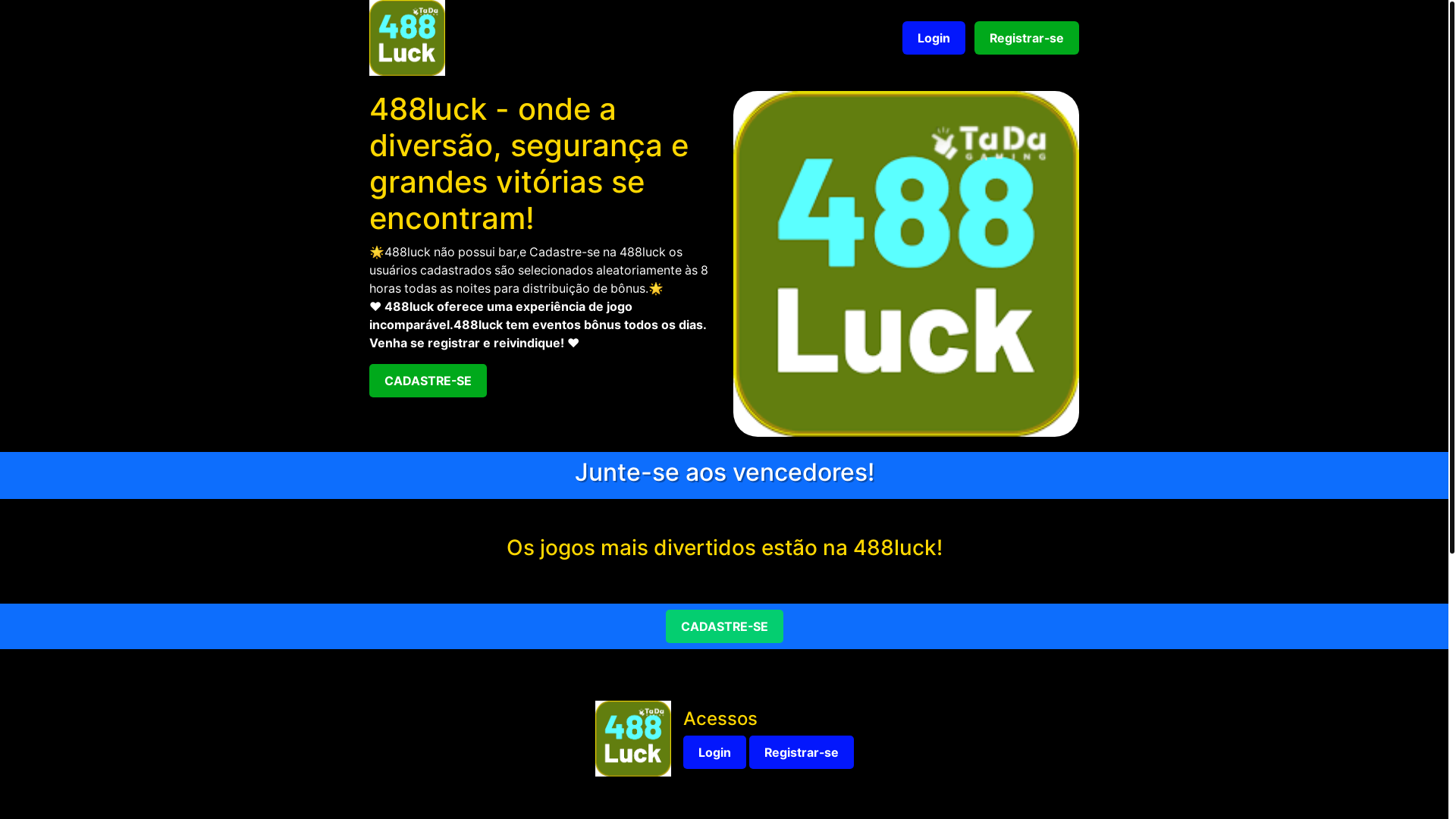 website screenshot of https://488luckgames.com/