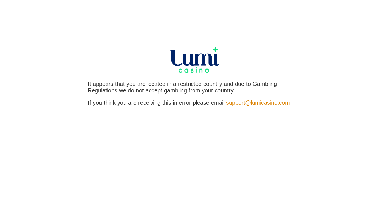 website screenshot of https://lumicasino.pro/