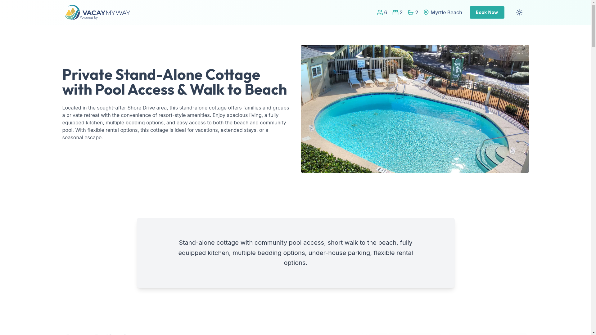 website screenshot of https://shoredrive.haus/