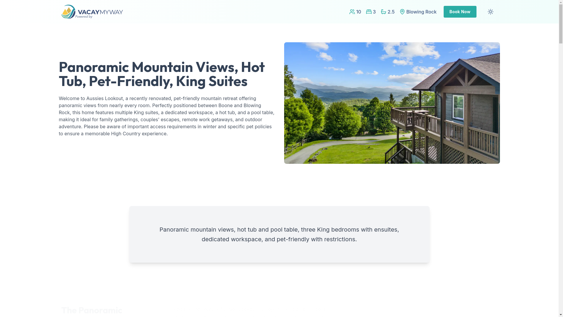 website screenshot of https://rockview.properties/