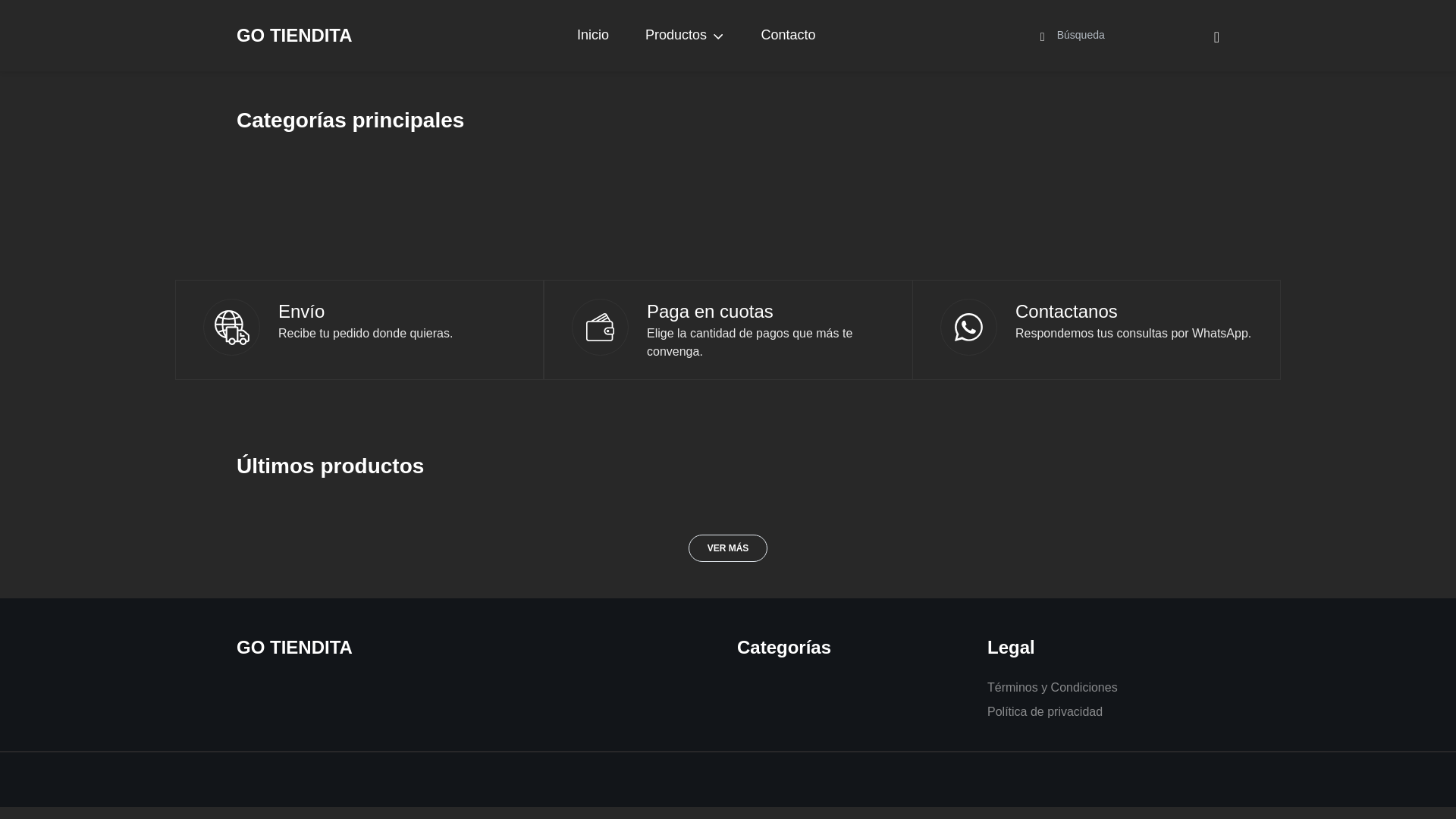 website screenshot of https://gotiendita.site/