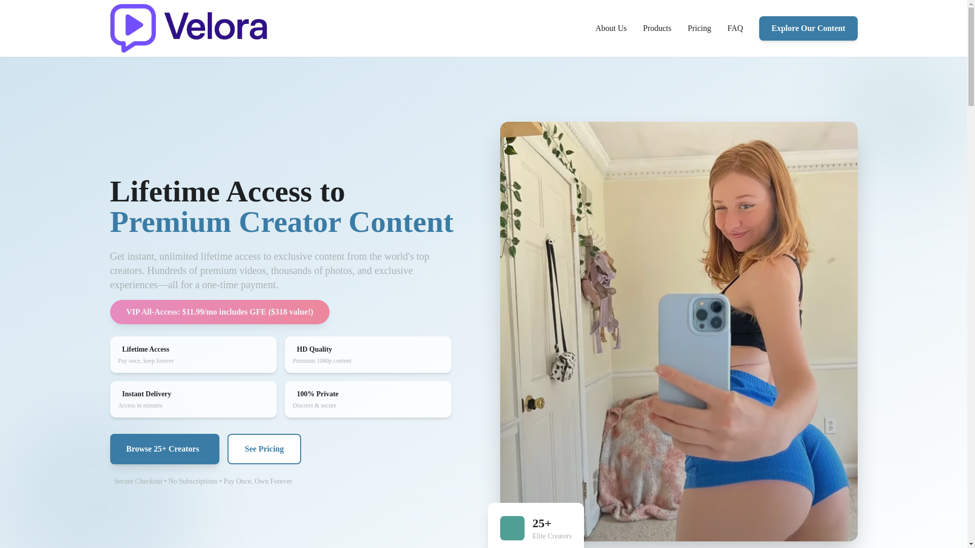 website screenshot of https://ve-lora.digital/