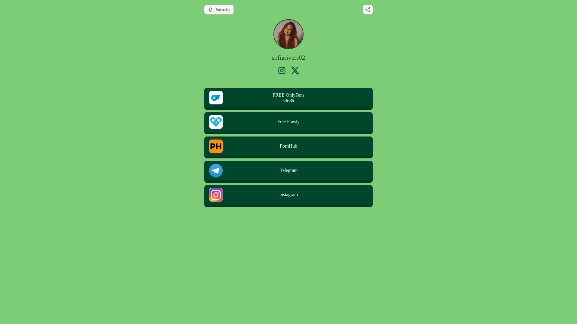 website screenshot of https://sofiarivers.store/