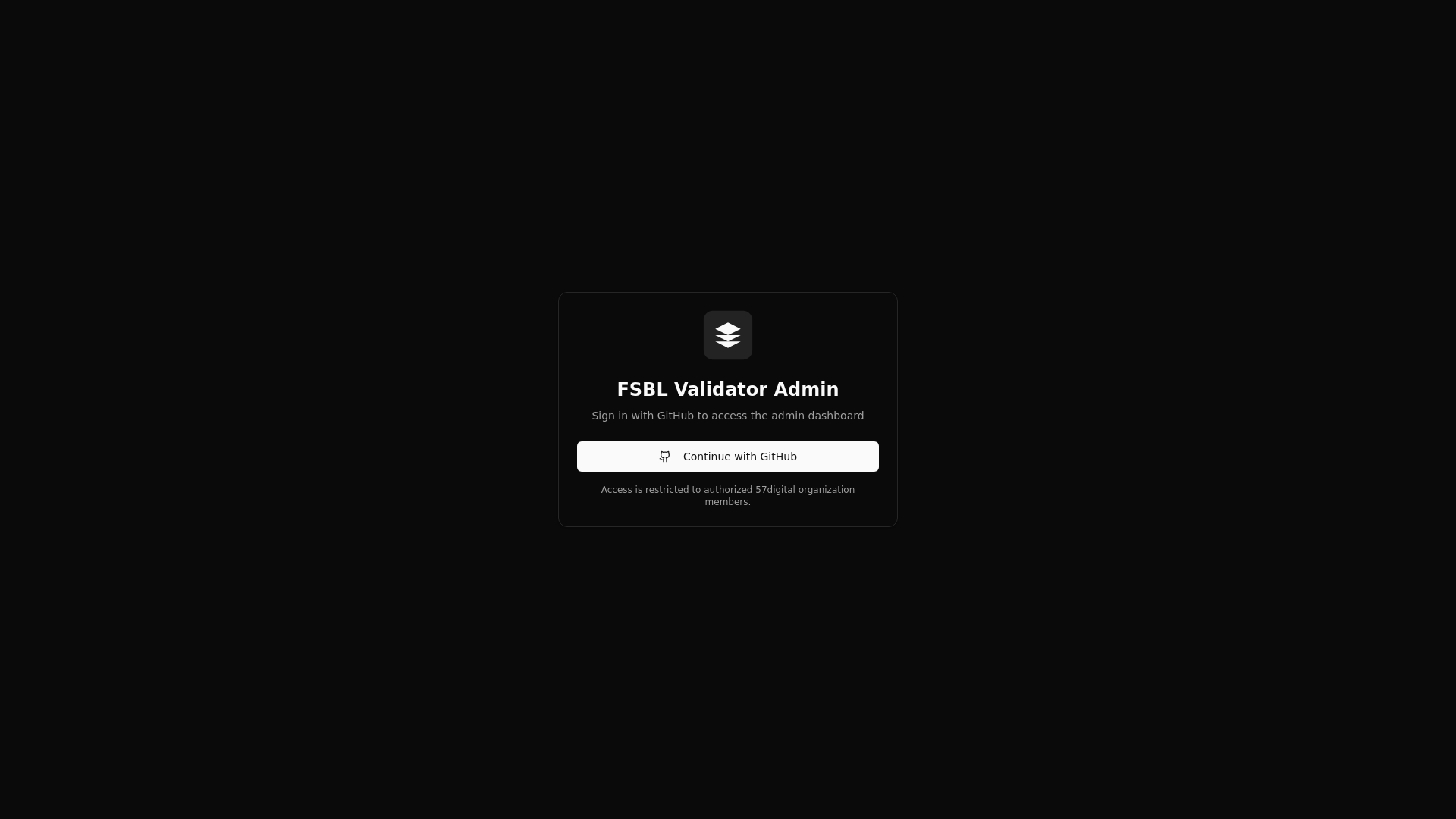 website screenshot of https://fsbl-validator-admin.pages.dev/