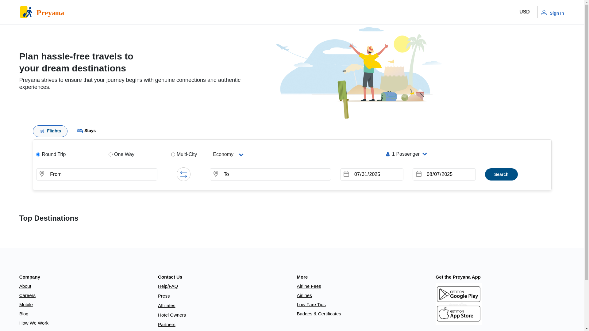 website screenshot of https://frontend-preyana.pages.dev/