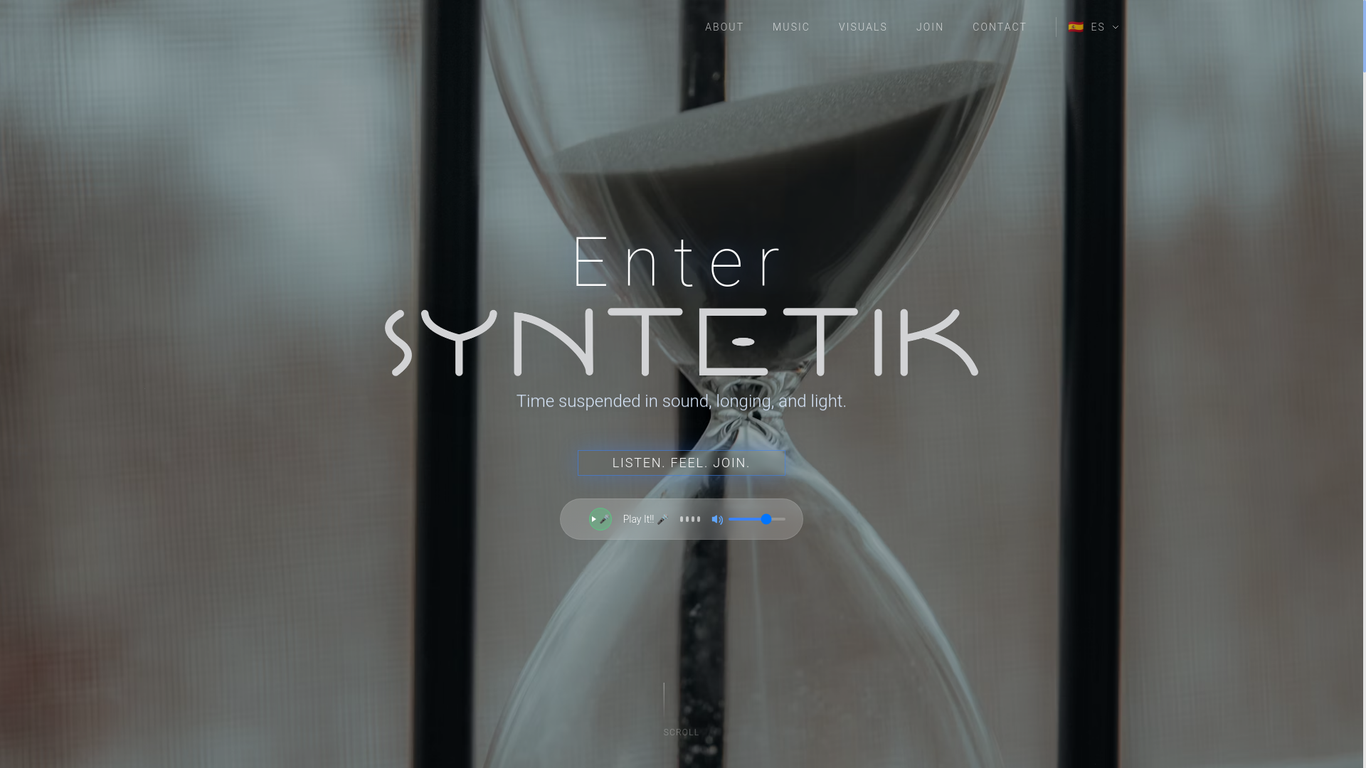 website screenshot of https://syntetikworld.com/