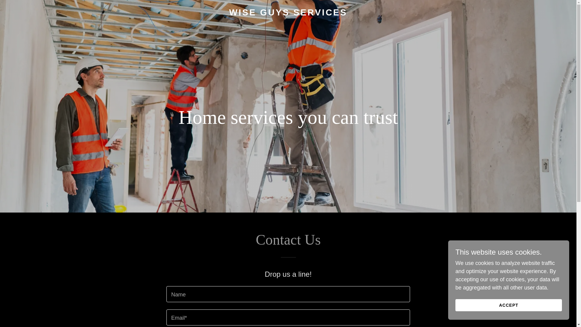 website screenshot of https://getwiseguysinstallation.com/