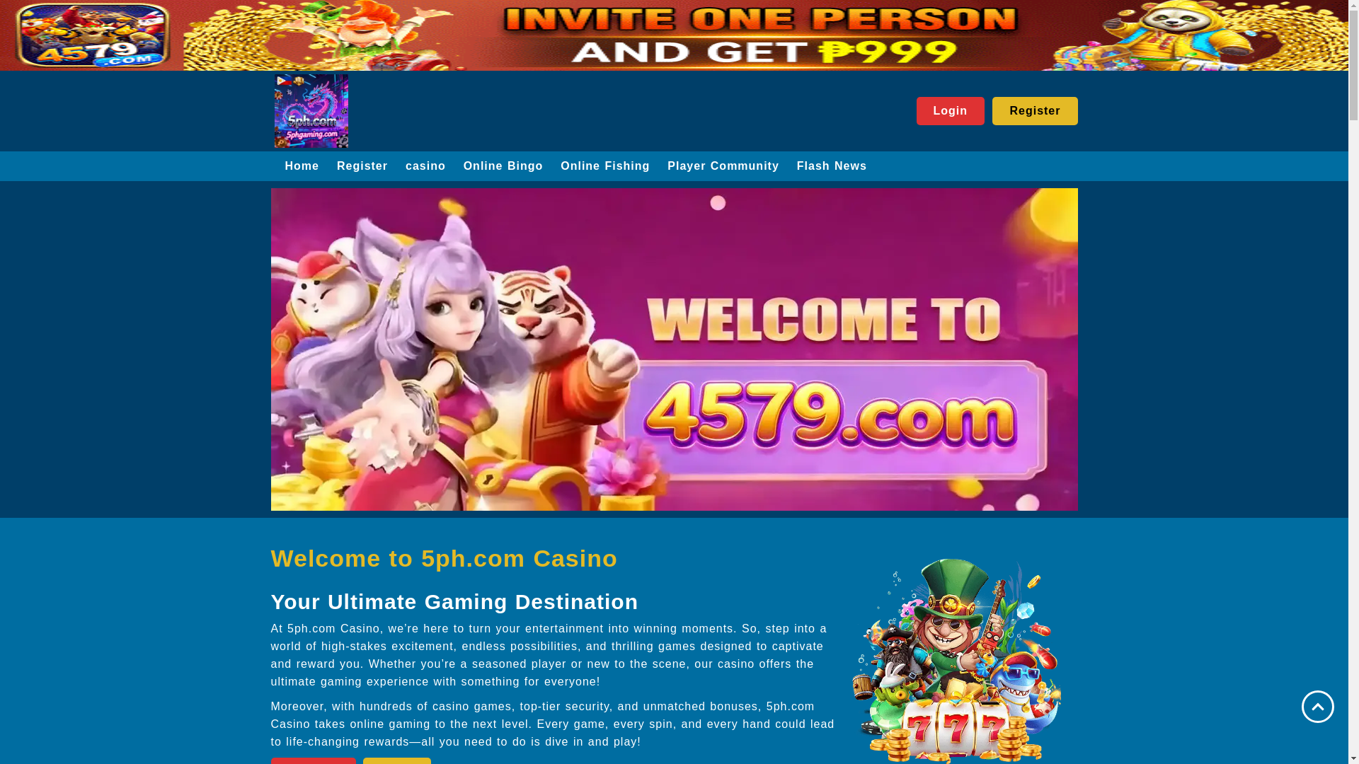 website screenshot of https://5phgaming.com/