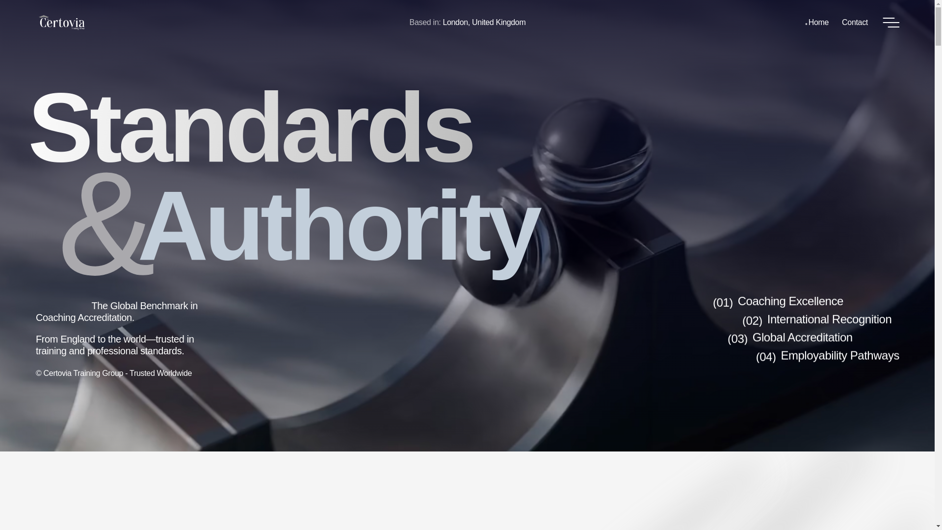 website screenshot of https://certoviaglobal.com/