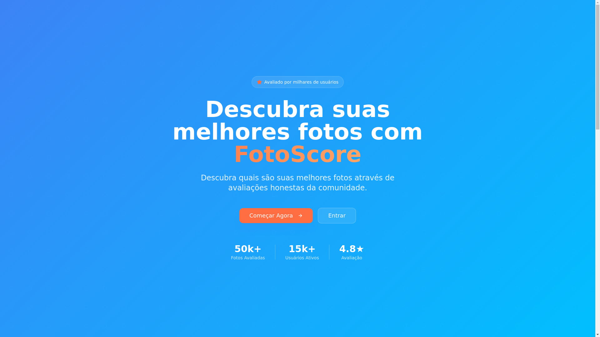 website screenshot of https://fotoscore.com.br/