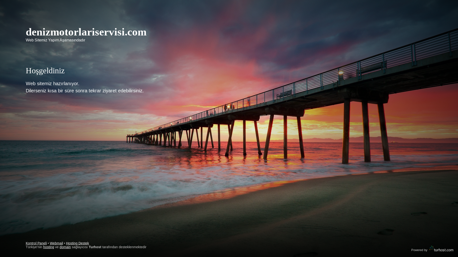 website screenshot of https://denizmotorlariservisi.com/
