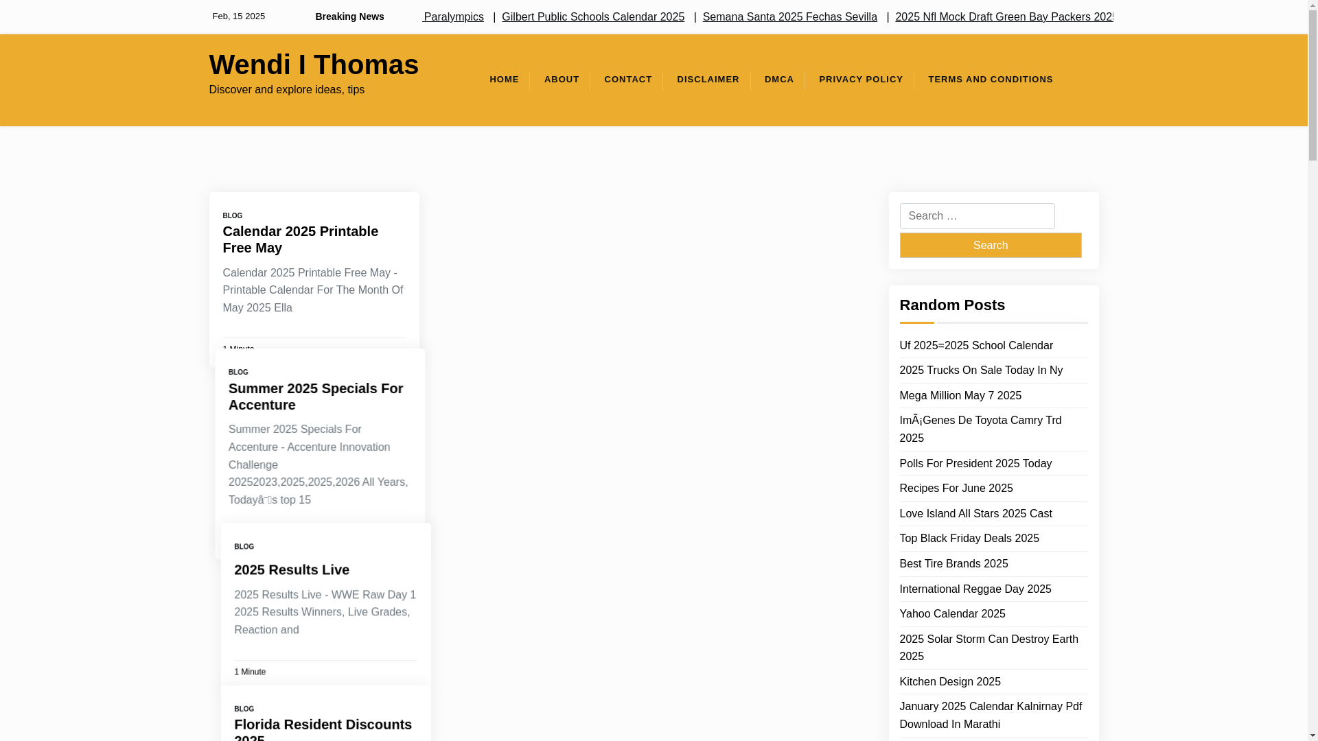 website screenshot of https://wendiithomasl.pages.dev/