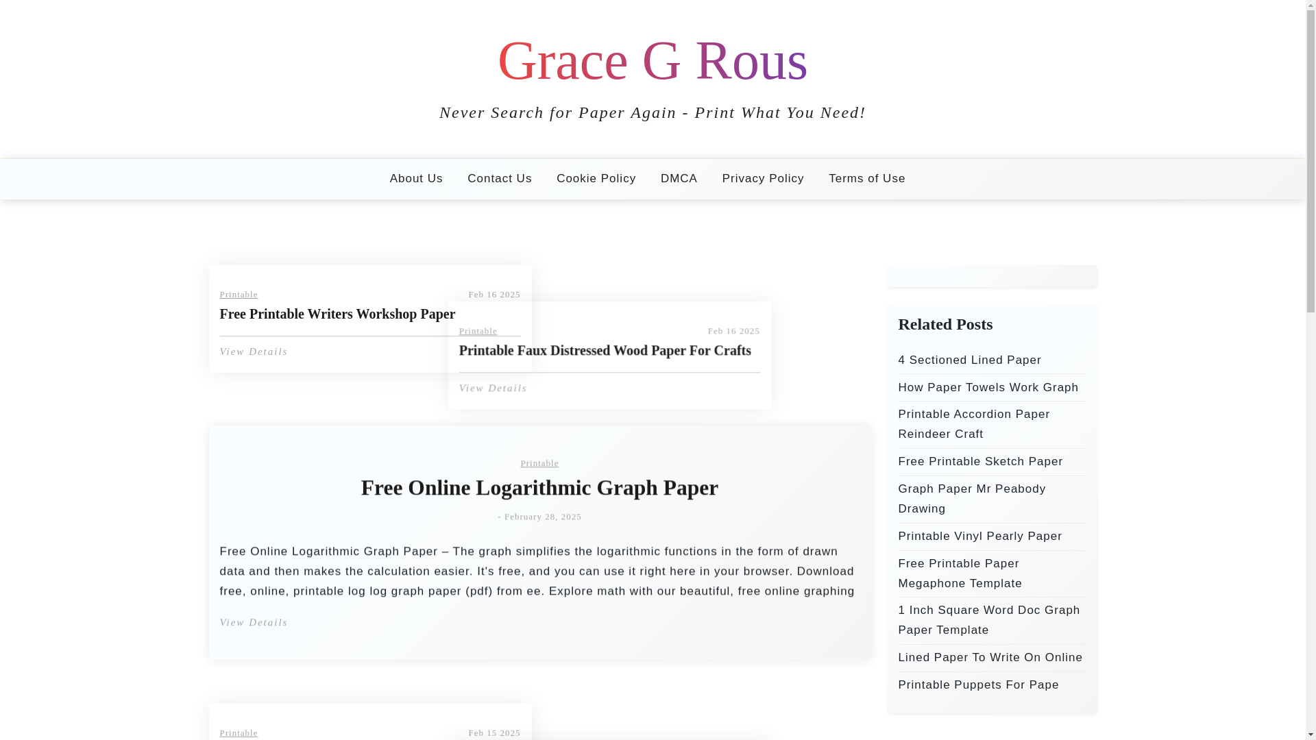 website screenshot of https://gracegrous.pages.dev/